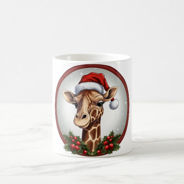 Caneca De Café Natal das Girafas (Centro)