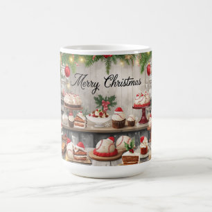 Caneca De Café Natal de baseball temido para jogador