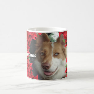 Caneca De Café Natal de Fotos de Pet Personalizadas