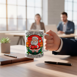 Caneca De Café Natal de Papais noeis Engraçado e Engraçado