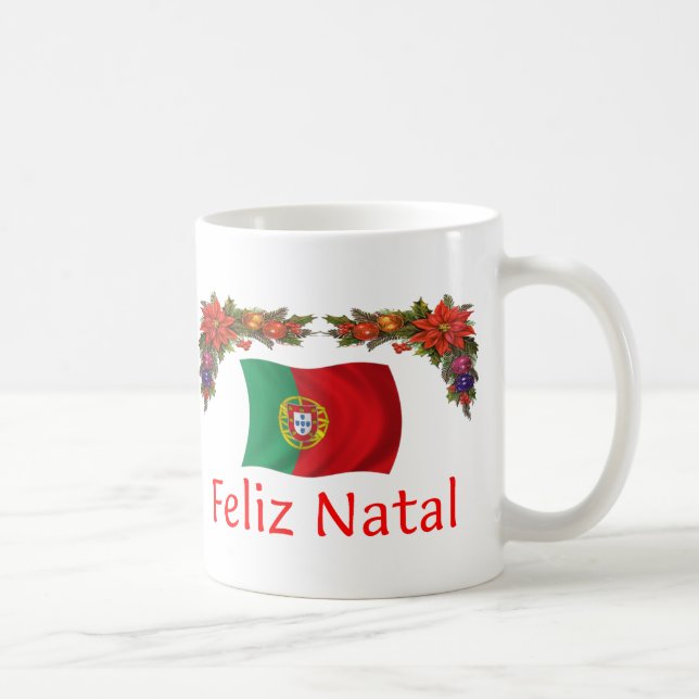 Caneca De Café Natal de Portugal (Direita)