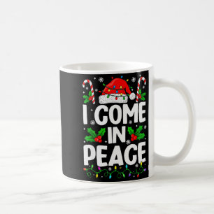 Caneca De Café Natal Divertido Eu Venho Em Paz Casal Combinando M