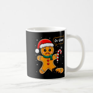 Caneca De Café Natal Divertido Oh Snap Homem de Biscoito de Gengi