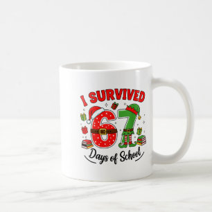 Caneca De Café Natal Divertido Professor Papai Noel Sobrevivi 67