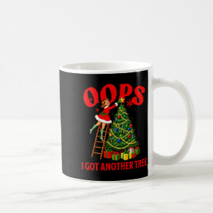 Caneca De Café Natal Divertido Retro Oops Peguei Outra Árvore Pre