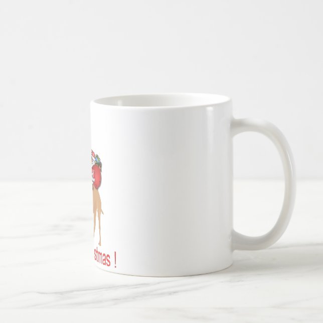 Caneca De Café Natal do Camelo Hump Day com Papais noeis (Direita)