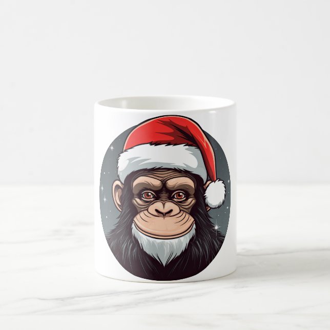 Caneca De Café Natal do Chimpanzé (Centro)