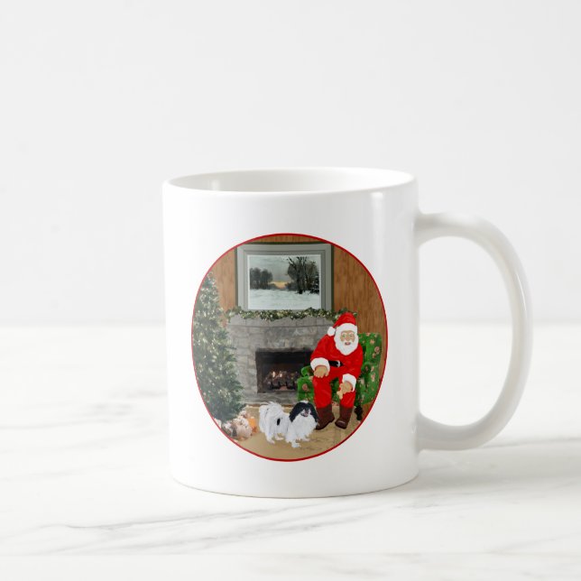 Caneca De Café Natal do Chin Japonês (Direita)