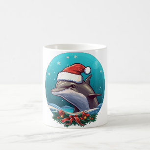 Caneca De Café Natal do Golfinho