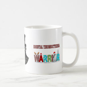 Caneca De Café Natal do Guerreiro da Trombocitemia Essencial