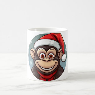 Caneca De Café Natal do Macaco