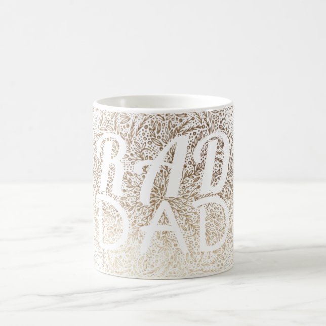 Caneca De Café NATAL DO PAI Dourado SNOWFLAKE RAD (Centro)