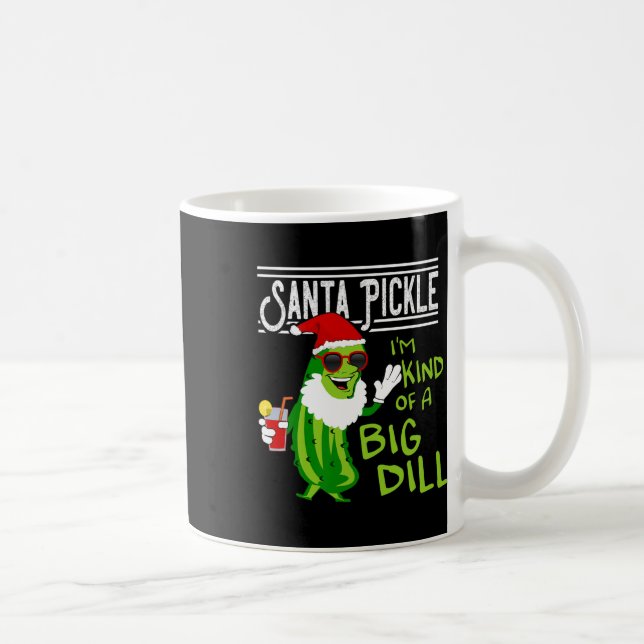 Caneca De Café Natal do Pepino Santa Em Julho  (Direita)