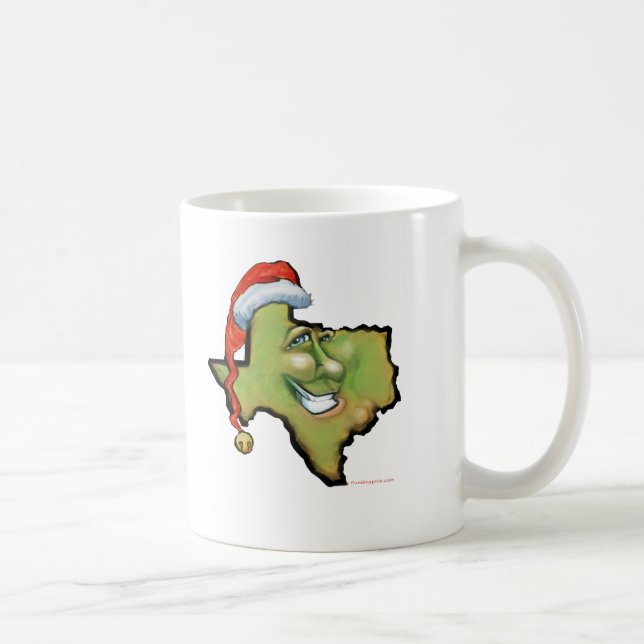 Caneca De Café Natal do Texas (Direita)