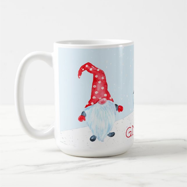 Caneca De Café Natal dos Gnomos Gnoel (Esquerda)
