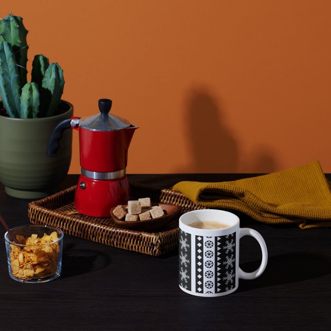 Caneca De Café Natal elegante (Criador carregado)