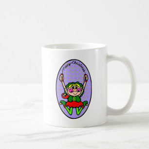 Caneca De Café Natal Elve
