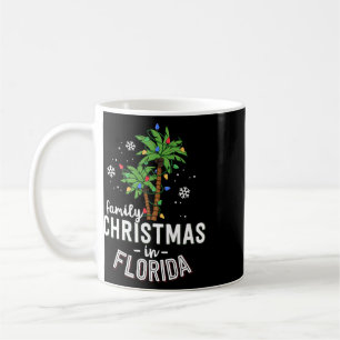 Caneca De Café Natal em Família na Flórida Palmeiras Praia de Nat
