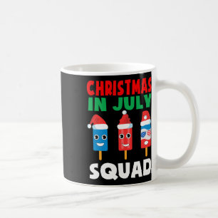 Caneca De Café Natal Em Julho Equipe Bonito Picolés No Papai Noel