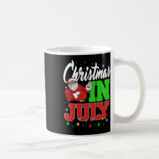 Caneca De Café Natal Em Julho Feliz Natal Verão Engraçado San