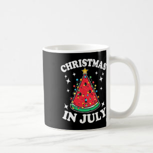 Caneca De Café Natal Em Julho Melancia Xmas Tree Summer Men