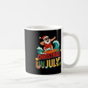 Caneca De Café Natal Em Julho Papai Noel Presentes De Surf Havaia