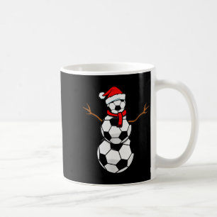 Caneca De Café Natal engraçado futebol Santa boneco de neve