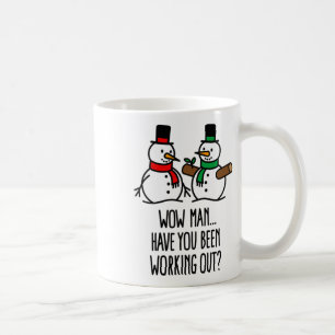 Caneca De Café Natal engraçado Treino de musculação engraçado no