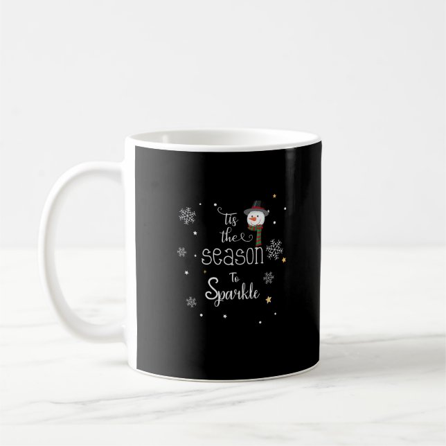 Caneca De Café Natal Esta É A Época De Sparkle (Esquerda)