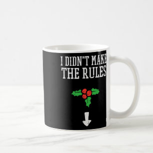 Caneca De Café Natal Eu Não Fiz Regras Misturas De Xmas Engraçado