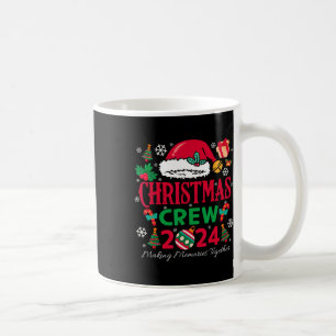 Caneca De Café Natal Familiar 2024 Tripulação Natal Matching Xmas