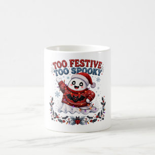 Caneca De Café Natal Fantasmagórico Demais