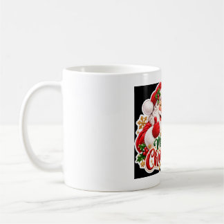 Caneca de café Natal Feliz Papai Noel Férias
