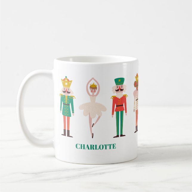 Caneca De Café Natal Festivo Nozes Natal (Esquerda)