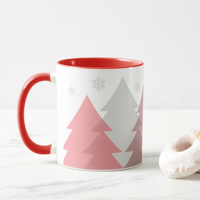 Caneca de Café Natal Florestas (Com Donut)