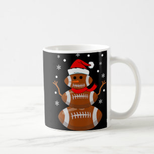 Caneca De Café Natal Futebol Snowman Crianças Natal