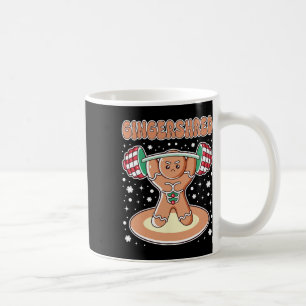 Caneca De Café Natal Gingershred Funny Gingerbird Man Gym Bo
