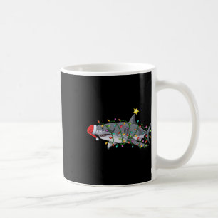 Caneca De Café Natal Gráfico Xmas Tubarões Divertidos de Tubarão 