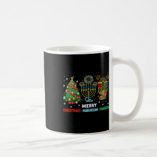 Caneca De Café Natal Hanukkah Kwanzaa Feliz Feriados Corresponden