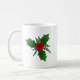 Caneca De Café Natal Holly