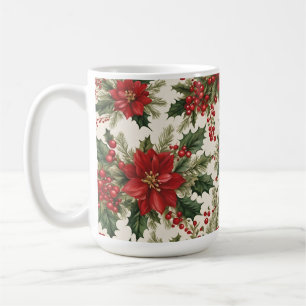 Caneca De Café Natal Holly & Berries Mug