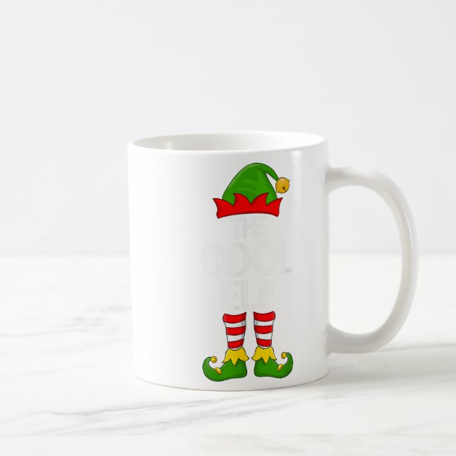 Caneca De Café Natal legal da família Elf Xmas Matando Elf (Direita)