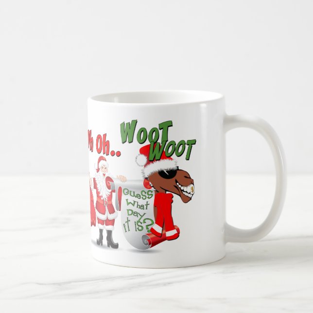 Caneca De Café Natal legal do Camelo Hump (Direita)