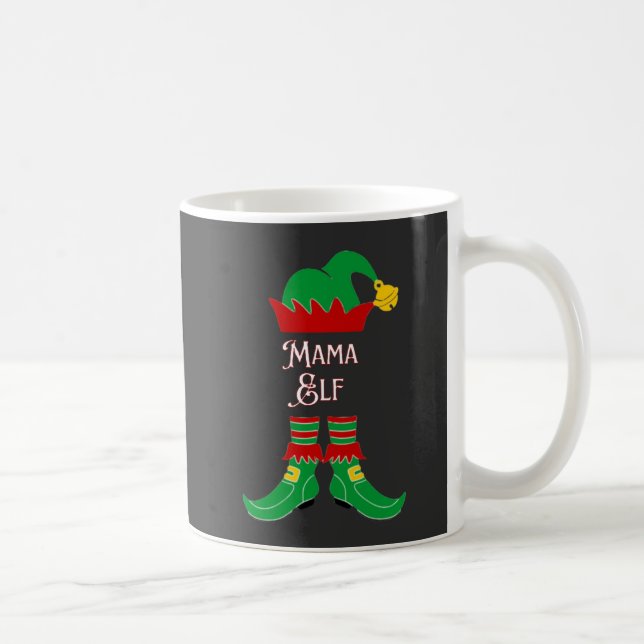 Caneca De Café Natal Mama Elf (Direita)