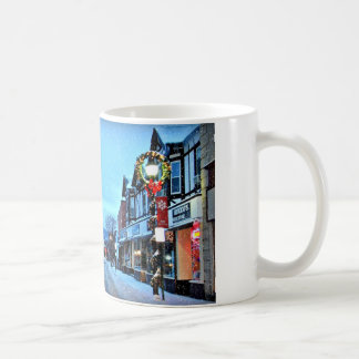 Caneca De Café Natal na vila do design #2 de Suffern
