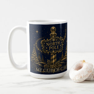 Caneca De Café Natal nas Estrelas Polo Norte