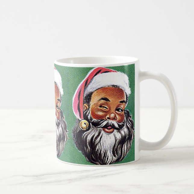Caneca De Café Natal negro afro-americano (Direita)