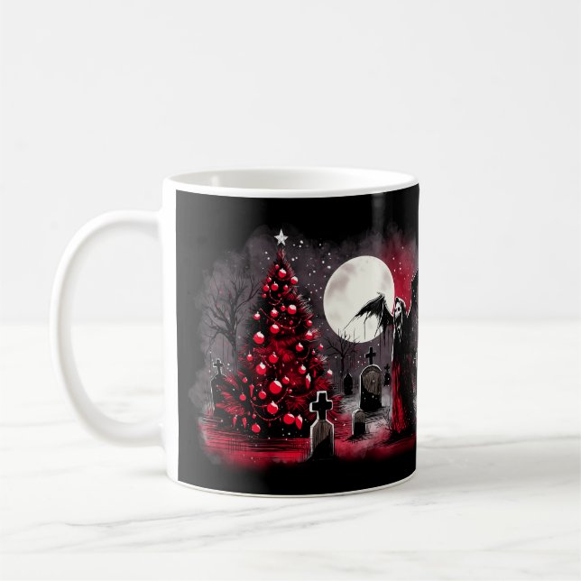Caneca De Café Natal no Cemitério (Esquerda)