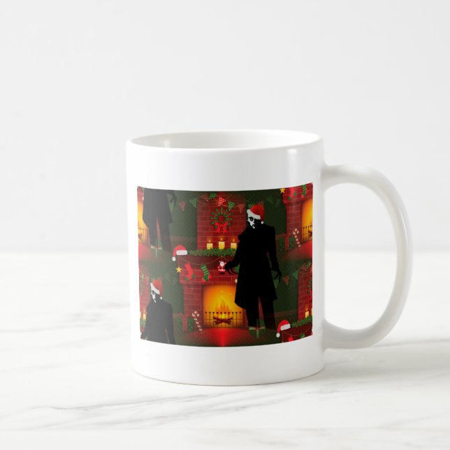 Caneca De Café natal nosferatu (Direita)