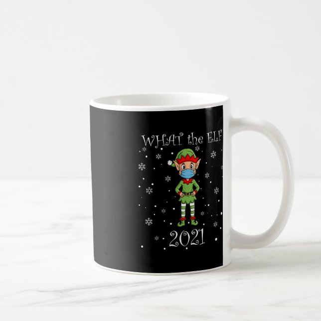 Caneca De Café Natal O Que O Elf 2021 Divertido Xmas (Direita)